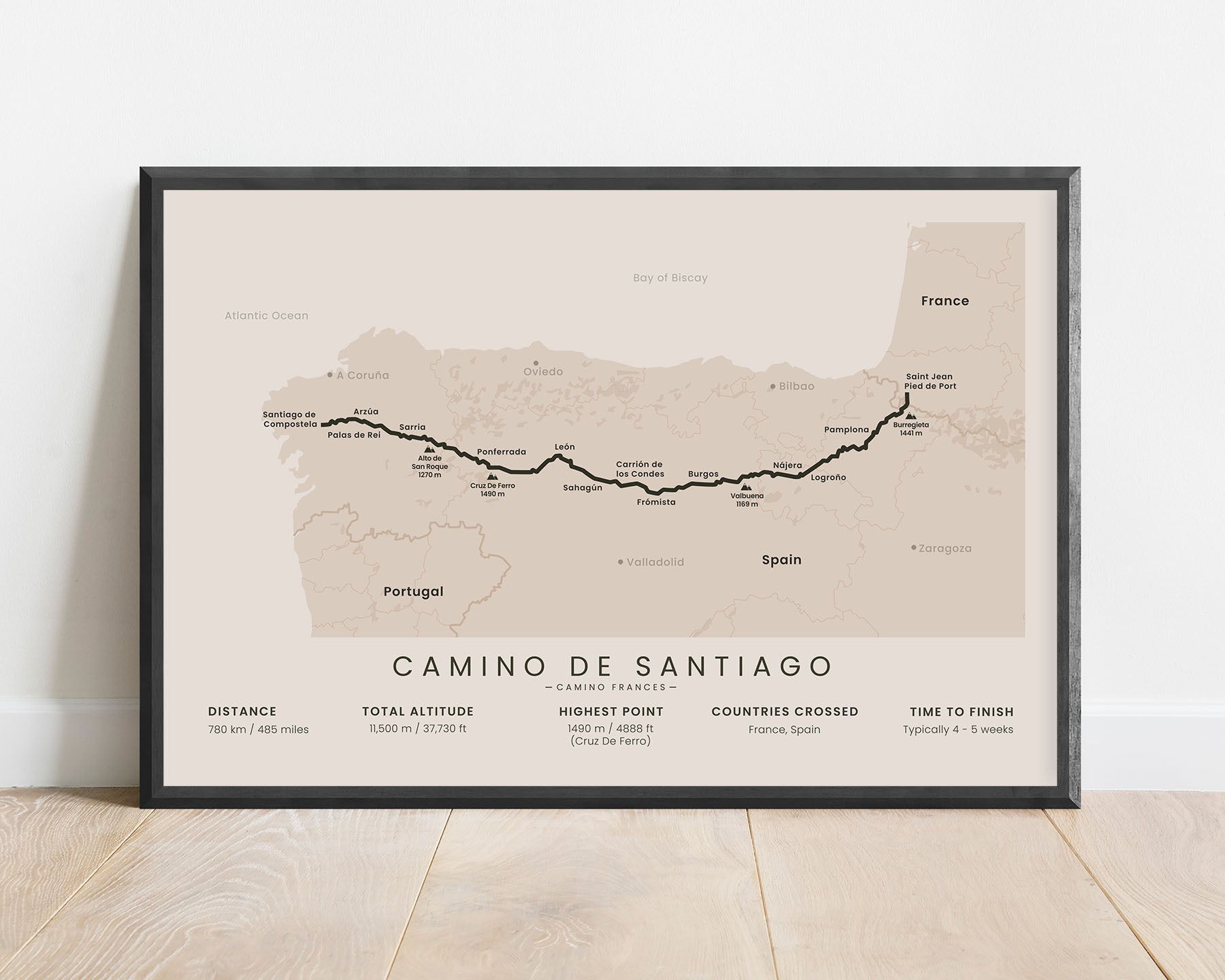 Camino Francés Trail hot - Fine Art Print