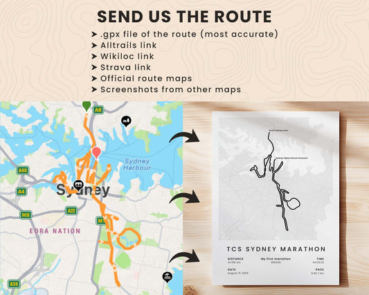 Customize the route of your custom marathon