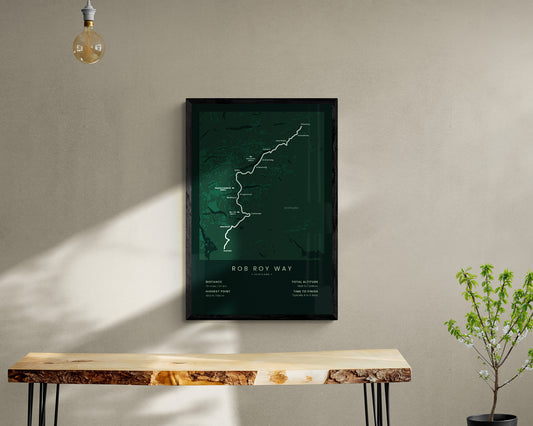 Framed Map Poster