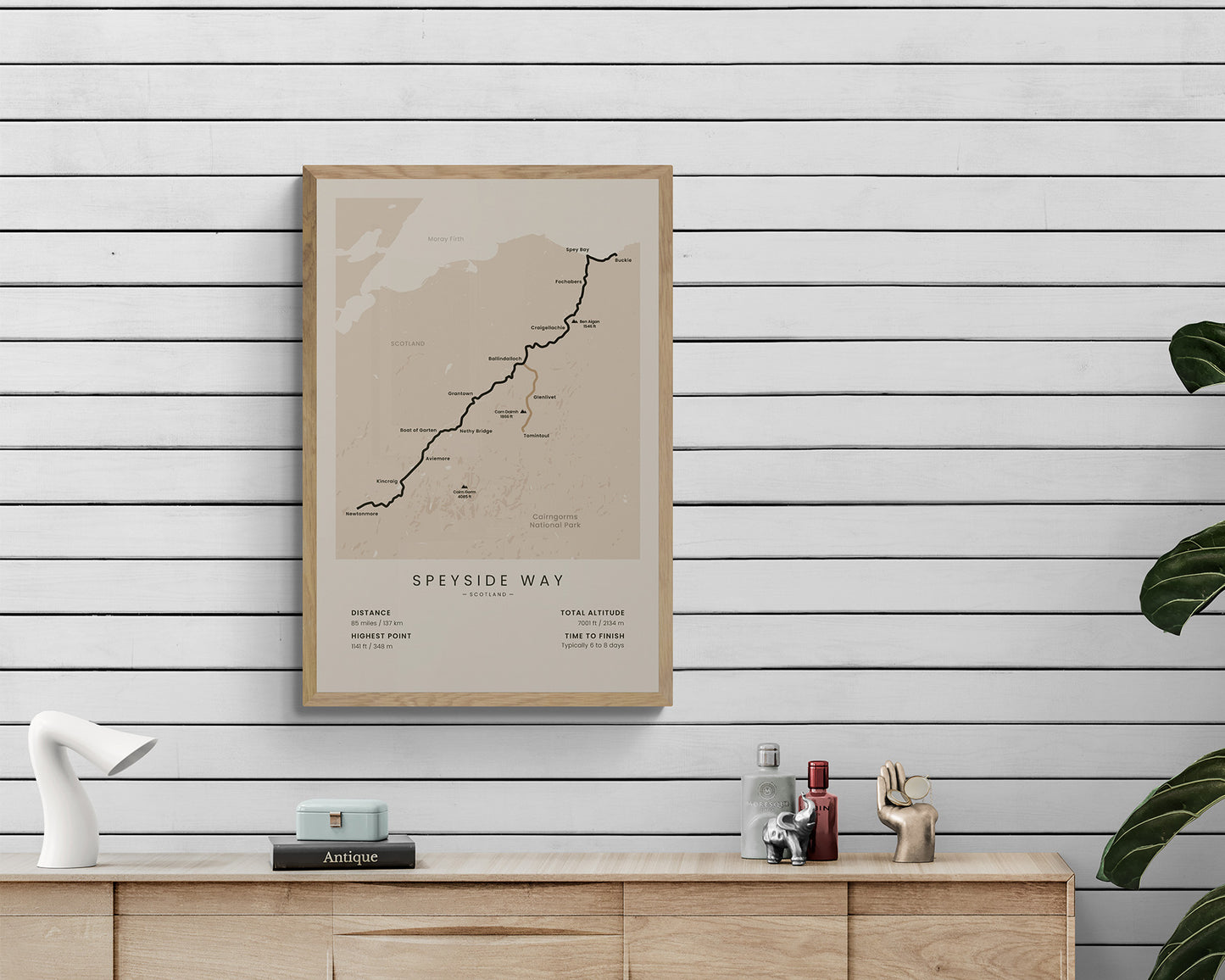 Framed Map Poster