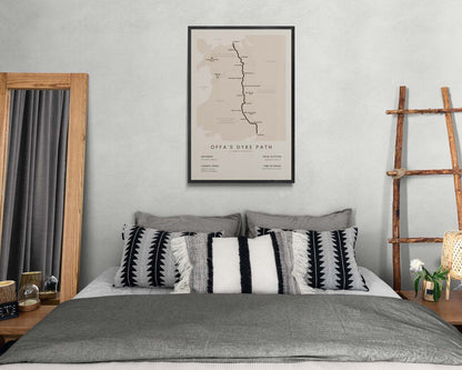 Offa's Dyke Path (Offa's Dyke) Path Wall Art in Minimal Room Decor